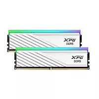 ADATA XPG Lancer Blade RGB White 32GB (16GBx2) DDR5 6000MHz CL48 Desktop RAM – UDIMM | RGB Lighting