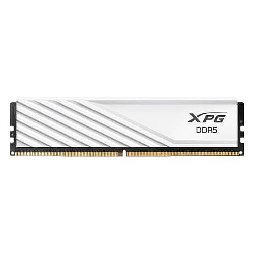 ADATA XPG Lancer Blade White 16GB 6000MHz DDR5 RAM – CL48 | UDIMM | Intel XMP & AMD EXPO