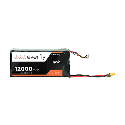 axl everfly 12000mAh 6S (22.2V) LiPo battery is engineered for high-voltage drone UAV