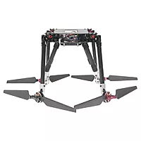 Foldable quadcopter drone airframe