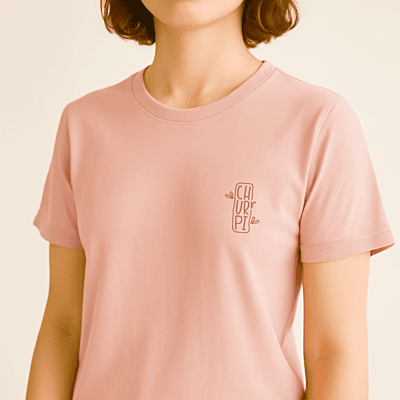 Churrpi Plain T-shirt For Women | Light Pink