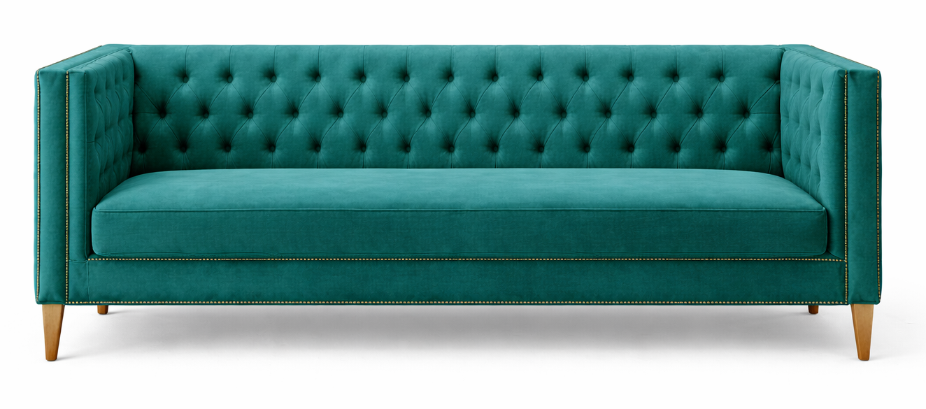 Pierre Chesterfield Three Seater Sofa