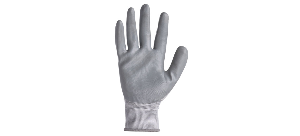 Karam HS31(L)(White Liner with Grey Nitrile Coating Gloves)