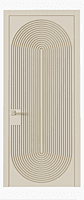 Modern Minimalist 2.5D HDHMR Door in Elegant Beige