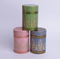 Assorted tin jar 4 inch