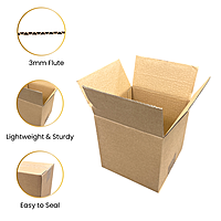 Cardboard Packing Box 33x10x34cm â€” 3mm Corrugated Flute