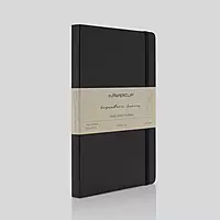 myPAPERCLIP Signature Series Soft Cover Notebook - Black - A5 - Ruled