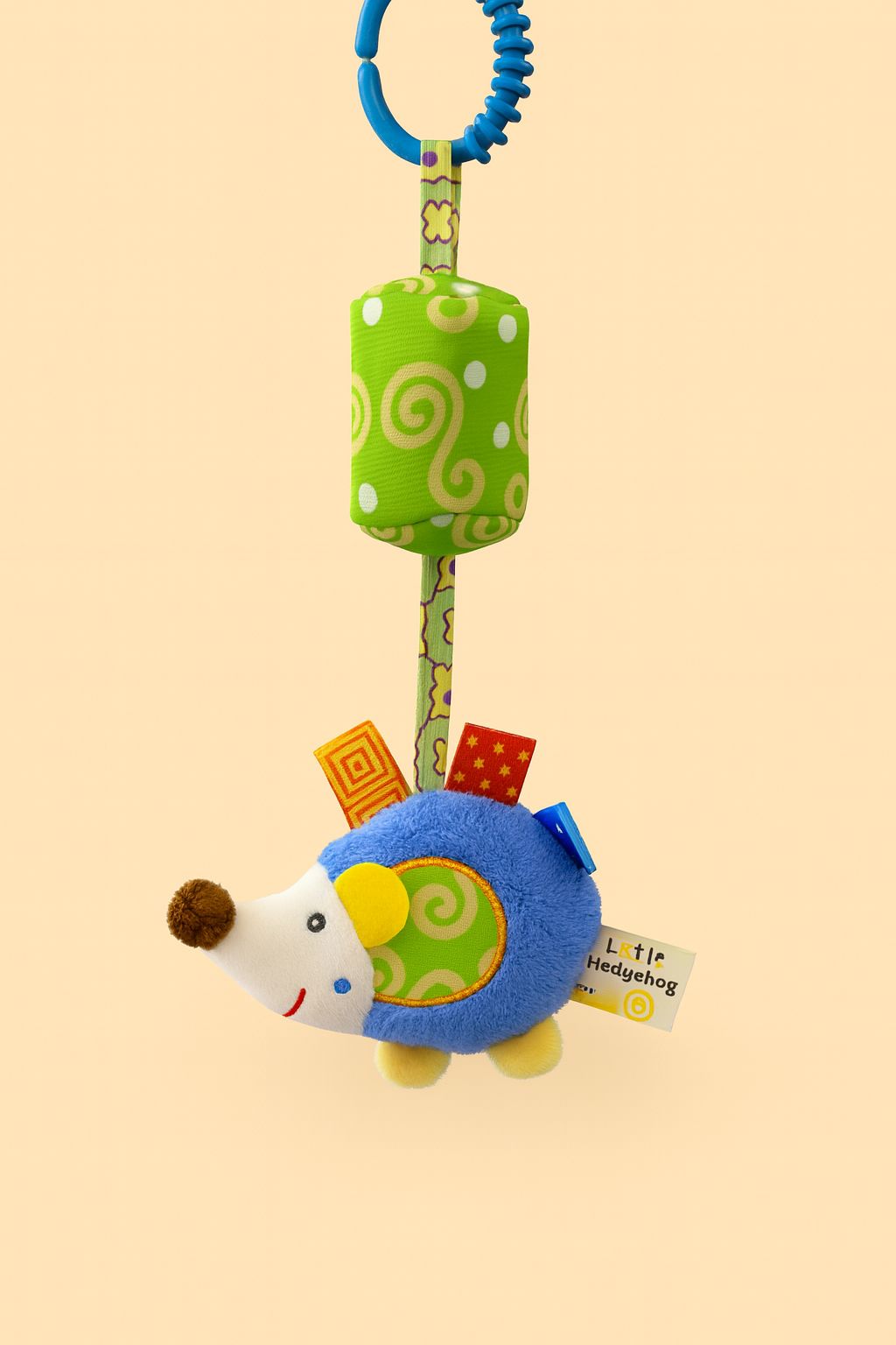 Happy Hedgehog Multi-Sensory Hanging Toy & Rattle Happy Hedgehog Multi-Sensory Hanging Toy & Rattle