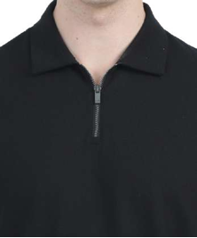 Rare Rabbit Vintage Zip Polo T-Shirt