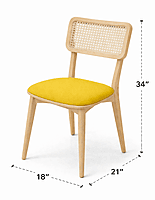 Heather Natural Cane Dining Chair