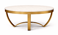 Wiley Marble Top Round Coffee Table