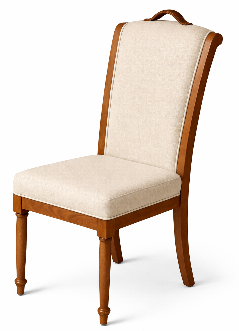 Genesis Dining Chair with Leather Handle