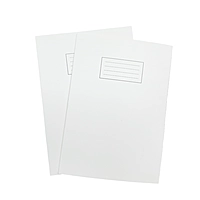 Janrax A4 White 80 Pages Feint and Ruled Exercise Book