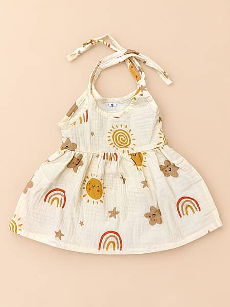 Sunny Daze - Crinkled Muslin Dori Frock Sunny Daze - Crinkled Muslin Dori Frock