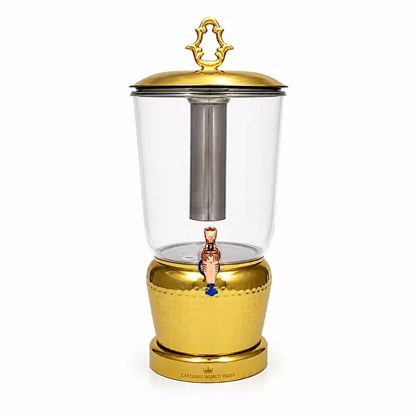 JUICE DISPENSER GOLD HEAVY (HAMMER)