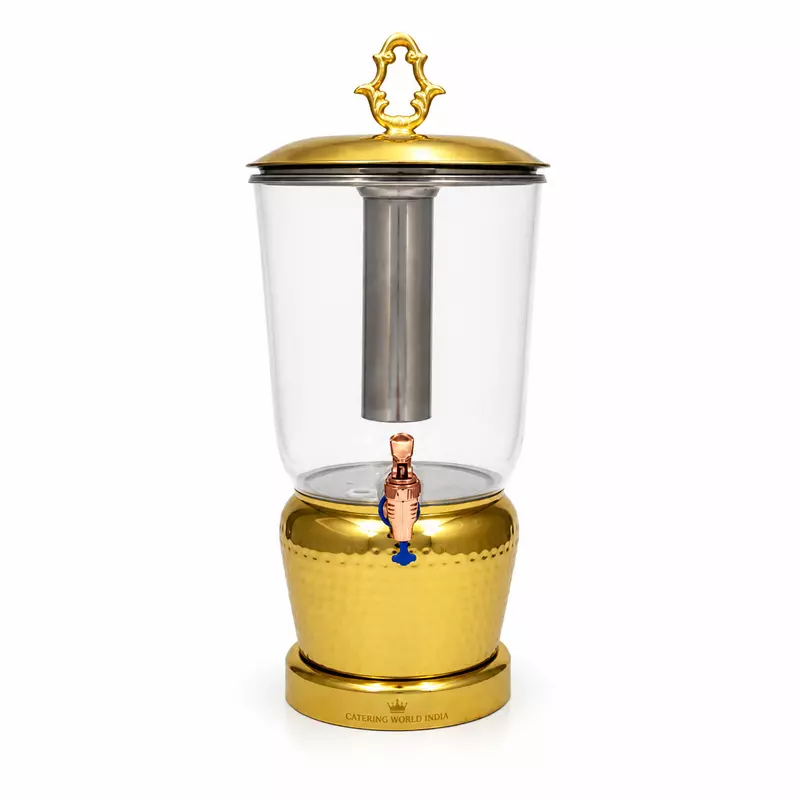 JUICE DISPENSER GOLD HEAVY (HAMMER)