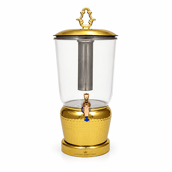 JUICE DISPENSER GOLD HEAVY (HAMMER)