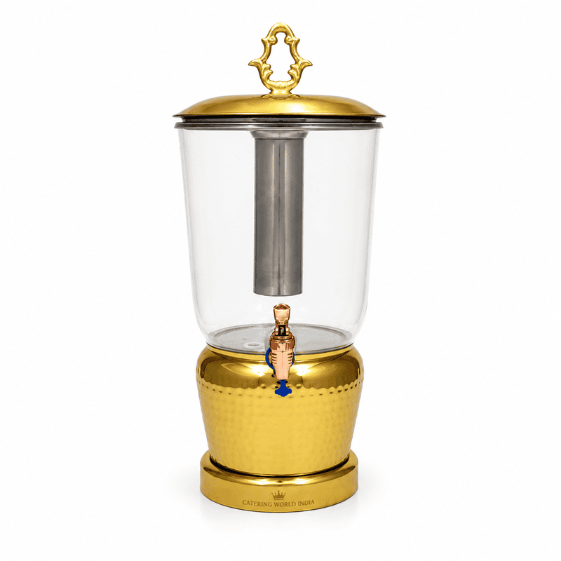JUICE DISPENSER GOLD HEAVY (HAMMER)