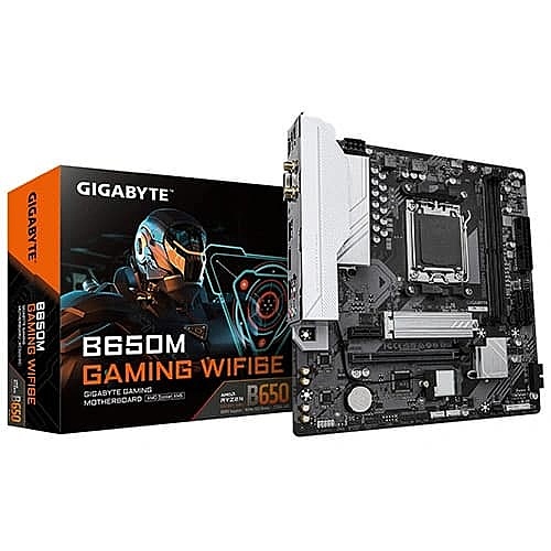 Gigabyte B650M Gaming WiFi 6E AM5 Motherboard – DDR5 | Micro-ATX | Ryzen 7000/8000/9000