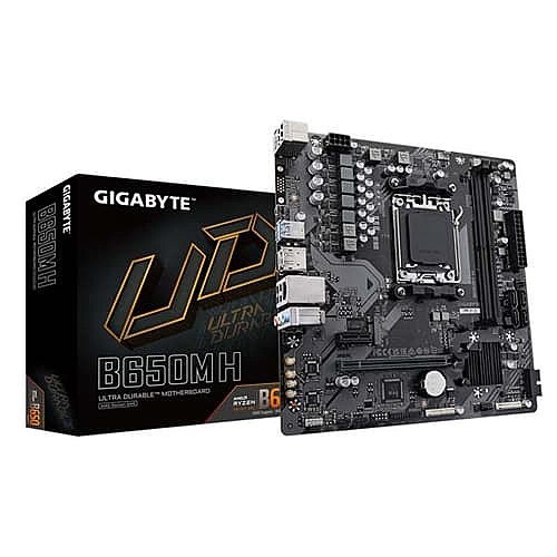 Gigabyte B650M H Micro-ATX Motherboard – AM5 Socket | DDR5 | PCIe 4.0 | 128GB Memory Support