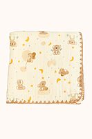 4-Layer Muslin Cotton Crinkled Blanket 100* 110cm – Assorted Designs