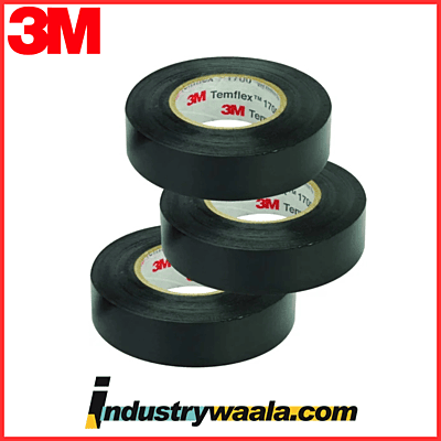 3M Black 150 Temflex General Use Vinyl Electrical Tape (Pack Of 30 Pcs)