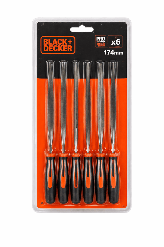 BLACK+DECKER 6PCS Needle File Set BDHT22148