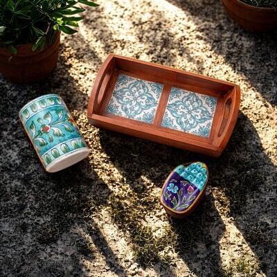 Heritage Dual Tile Tray Set