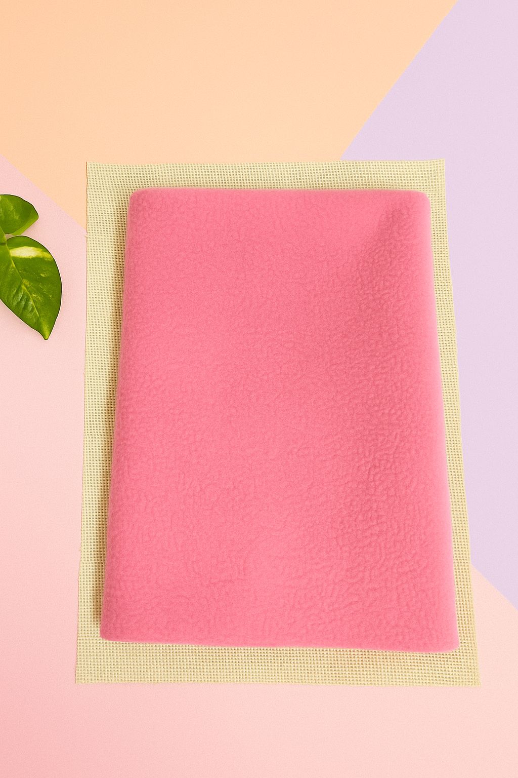 2in 1 Baby Dry Sheet / Oil Massage Mat - Cotton Candy