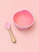 First Feed Silicone Bowl & Spoon Set – Assorted Colours First Feed Silicone Bowl & Spoon Set – Assorted Colours