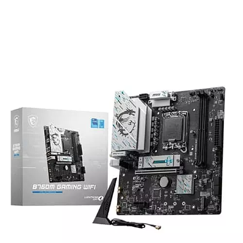 MSI B760M Gaming WiFi DDR5 Motherboard – LGA1700 WiFi 6E Micro-ATX