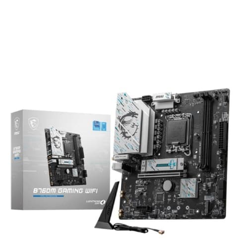 MSI B760M Gaming WiFi DDR5 Motherboard – LGA1700  WiFi 6E  Micro-ATX