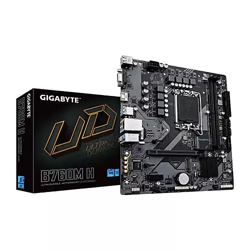 Gigabyte B760M H DDR5 M-ATX Motherboard – LGA1700 PCIe 4.0 128GB Memory Support