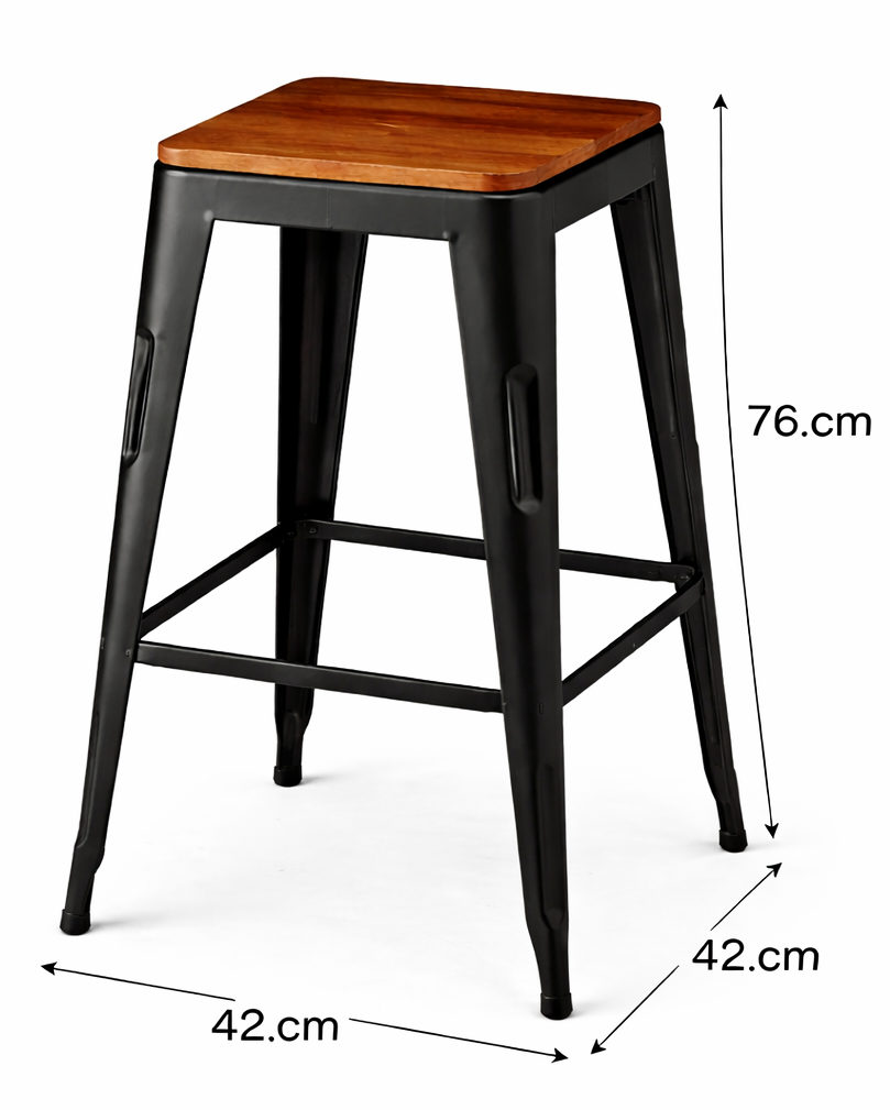 Marcel Stool Wooden Seat