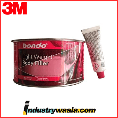 3M Bondo Light Weight Body Filler, Car Body Filler Putty-1Kg