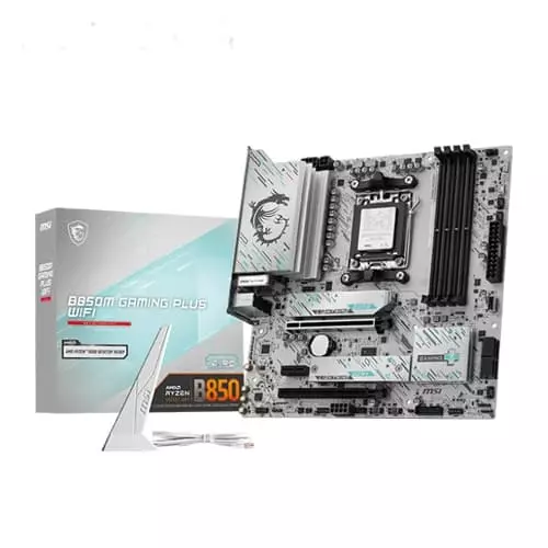 MSI B850M Gaming Plus WIFI7 Motherboard – AMD AM5  DDR5  mATX  Wi-Fi 7