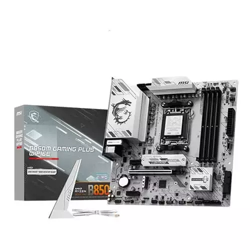 MSI B850M Gaming Plus WiFi 6E Motherboard – AM5 | DDR5 | Micro-ATX | Ryzen 9000 Ready