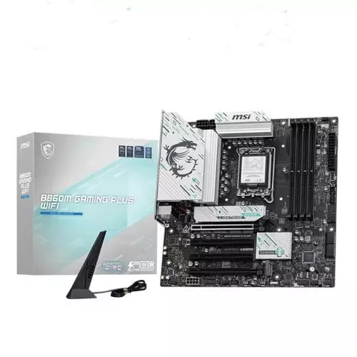 MSI B860M Gaming Plus WiFi 7 Motherboard – LGA1851 | DDR5 | Micro-ATX | Core Ultra