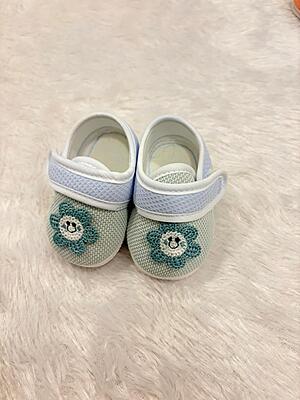 Baby Booties – Unisex Infant Shoes - Dream Daisy (Blue, 0–6M) Baby Booties – Unisex Infant Shoes - Dream Daisy (Blue, 0–6M)