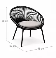 Penelope Outdoor Weaved Dining Chair