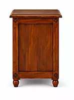 Louis Three Drawer Solidwood Bedside Nightstand