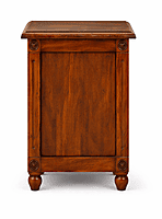 Louis Three Drawer Solidwood Bedside Nightstand