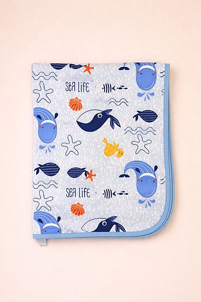 Baby Dry Sheet Bed Protector – Sea World (75 × 58 cm) Baby Dry Sheet Bed Protector – Sea World (75 × 58 cm)