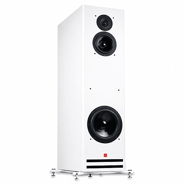 DoogeHiFi HT-1 3-Way Tower Speakers with Stand – 1 Pair White PU Paint LIMITED EDITION(Combo Offer)