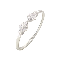 925 Sterling Silver Baby Vel Kada – Traditional Silver Bracelet for Babies