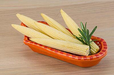 Frozen Whole Baby Corn 10kg Box