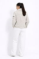 Sherpa-Lined Cropped Jacket