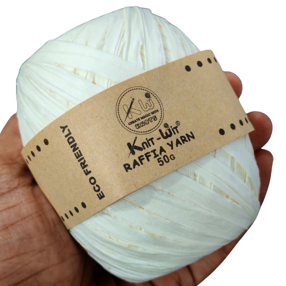 Raffia Paper Yarn 102 Off White Raffia Paper Yarn 102 Off White