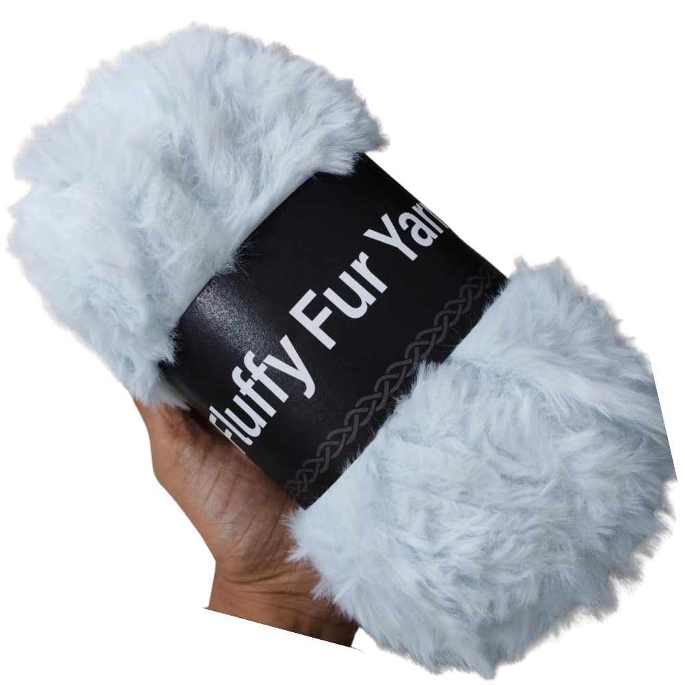 Fluffy Fur Yarn 59 Lite Blue