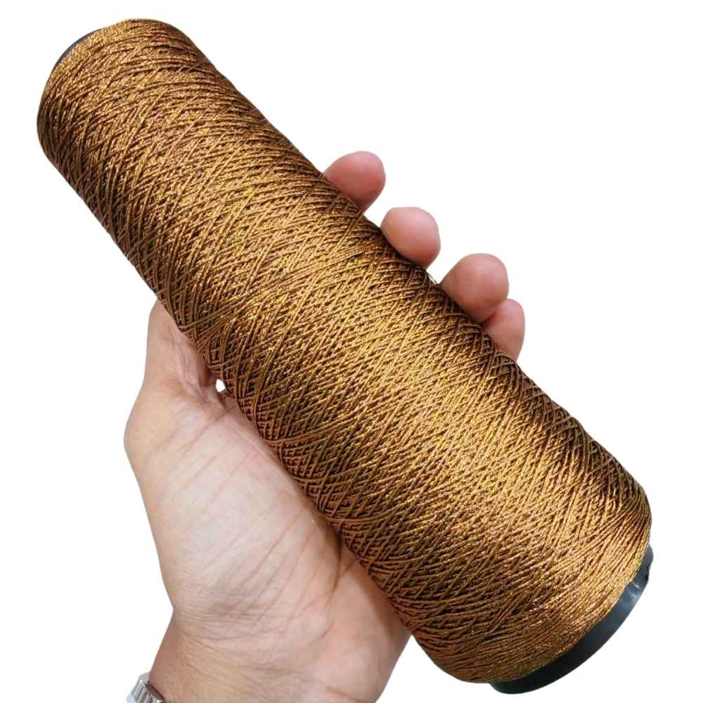 Zari Thread Bronze 6 Strand-Antique Bronze